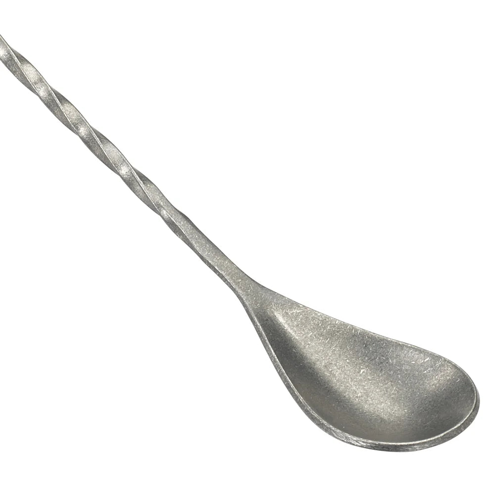 Winco BABS-12AC/12CS After 5 12"L Bar Spoon Antique Copper/Steel