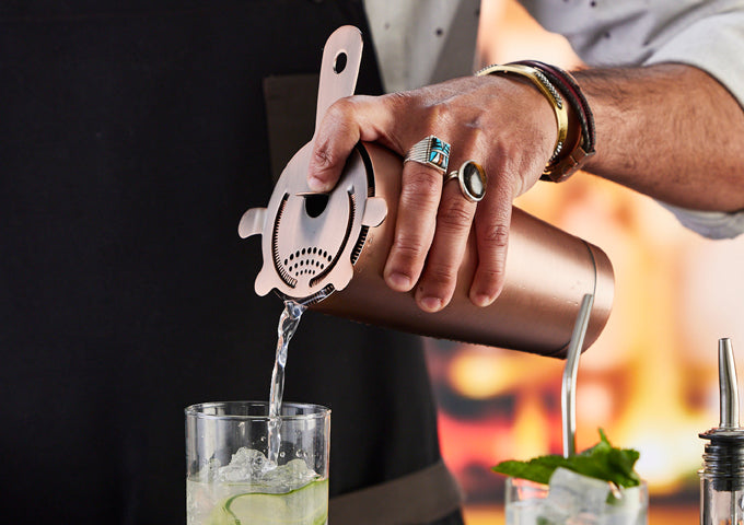 Winco BABS-6AC/6CS, 5-3/4"L, SS After 5™ 4-Prong Bar Strainer