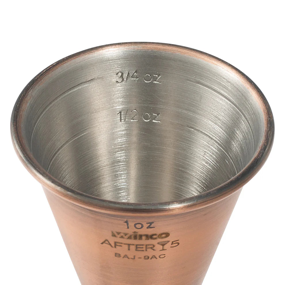 Winco BAJ-7AC-9CS, 18/8 SS Inner Markings Various Sizes After 5 Jigger
