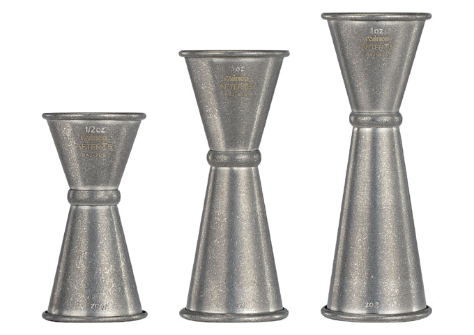 Winco BAJ-7CS to BAJ-9CS: 5.5x3/4oz to 1x2oz Jigger, 18/8 Steel