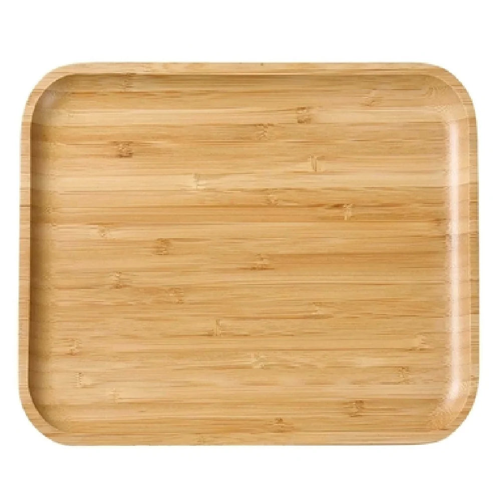 Yanco Rectangular Tray BB-116 12/Pcs is a durable and eco-friendly serving solution designed for both professional and home use. Crafted from high-quality bamboo, this 16" x 12" rectangular tray offers a perfect balance of strength and lightweight handling, making it ideal for restaurants, catering services, and hospitality settings. Its spacious design accommodates a variety of uses, from serving appetizers and desserts to organizing table settings. 