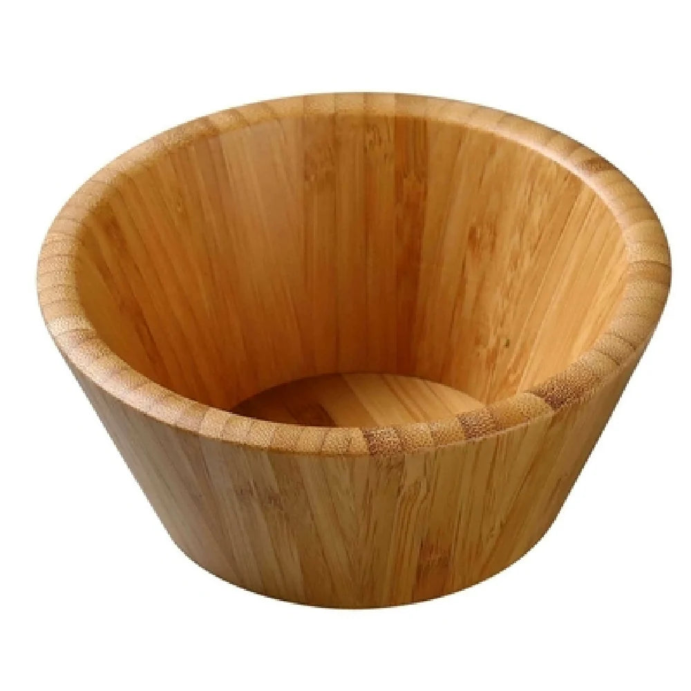 Yanco Salad Bowl BB-307 12/Pcs is a stylish and eco-friendly choice for serving generous portions of salads in both casual and upscale dining settings. Crafted from high-quality bamboo, this 45 oz round bowl combines durability with a natural aesthetic, making it ideal for restaurants, catering services, and hospitality venues. With a 7.5-inch diameter and a 3.5-inch height, it provides ample space for beautifully presented salads and side dishes. 