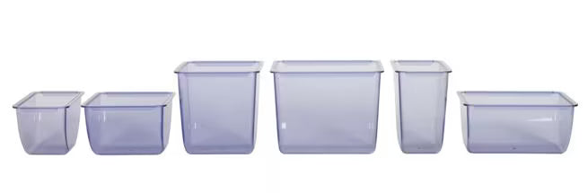 Clear Dome Replacement Tray 1 Pint BD101, 12/pack
