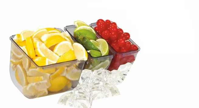 Clear Dome Replacement Tray 1 Pint BD101, 12/pack