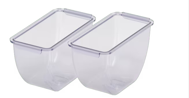 Clear Dome Replacement Tray 1 Pint BD101, 12/pack