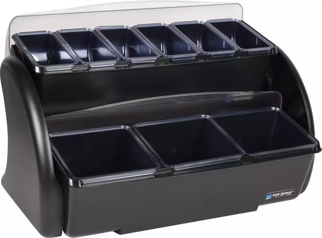 Black Dome Stacker Condiment Centers, BDS4266
