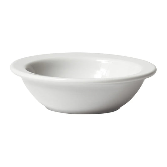 BFD-5NR, 3 Doz/Case Birkhall 5 oz Fruit Dish, 4-3/4" x 1", Round Narrow Rim, White Porcelain