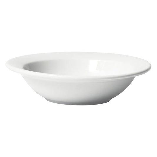 Winco BGB-13, Birkhall Grapefruit Bowl 13 oz 6-3/8" Round Rolled Edge White Porcelain