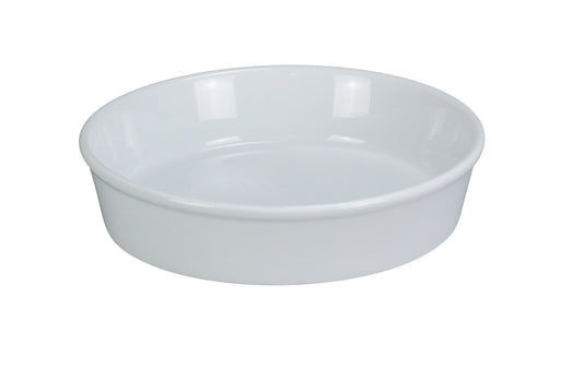 Yanco Round Deep Plate BK-211 is a stylish and versatile choice for any dining setting. Crafted from high-quality porcelain, this plate is designed for oven-to-table use, making it perfect for serving baked dishes, pasta, and more. Its deep structure allows for generous portions while maintaining an elegant presentation. With a smooth white glaze, this plate seamlessly complements both casual and fine-dining environments. 