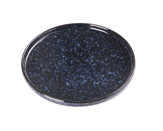 Yanco Round Plate With Uptight Rim BL-212 brings elegance and durability to any tabletop setting. Measuring 12 1/2" in diameter, this round porcelain plate features a striking blue star design that enhances food presentation. Its rolled edge adds a touch of sophistication, while the upright construction ensures that dishes stay securely in place. Designed for both style and practicality, this plate is perfect for serving a variety of meals in restaurants, cafés, and catered events. 