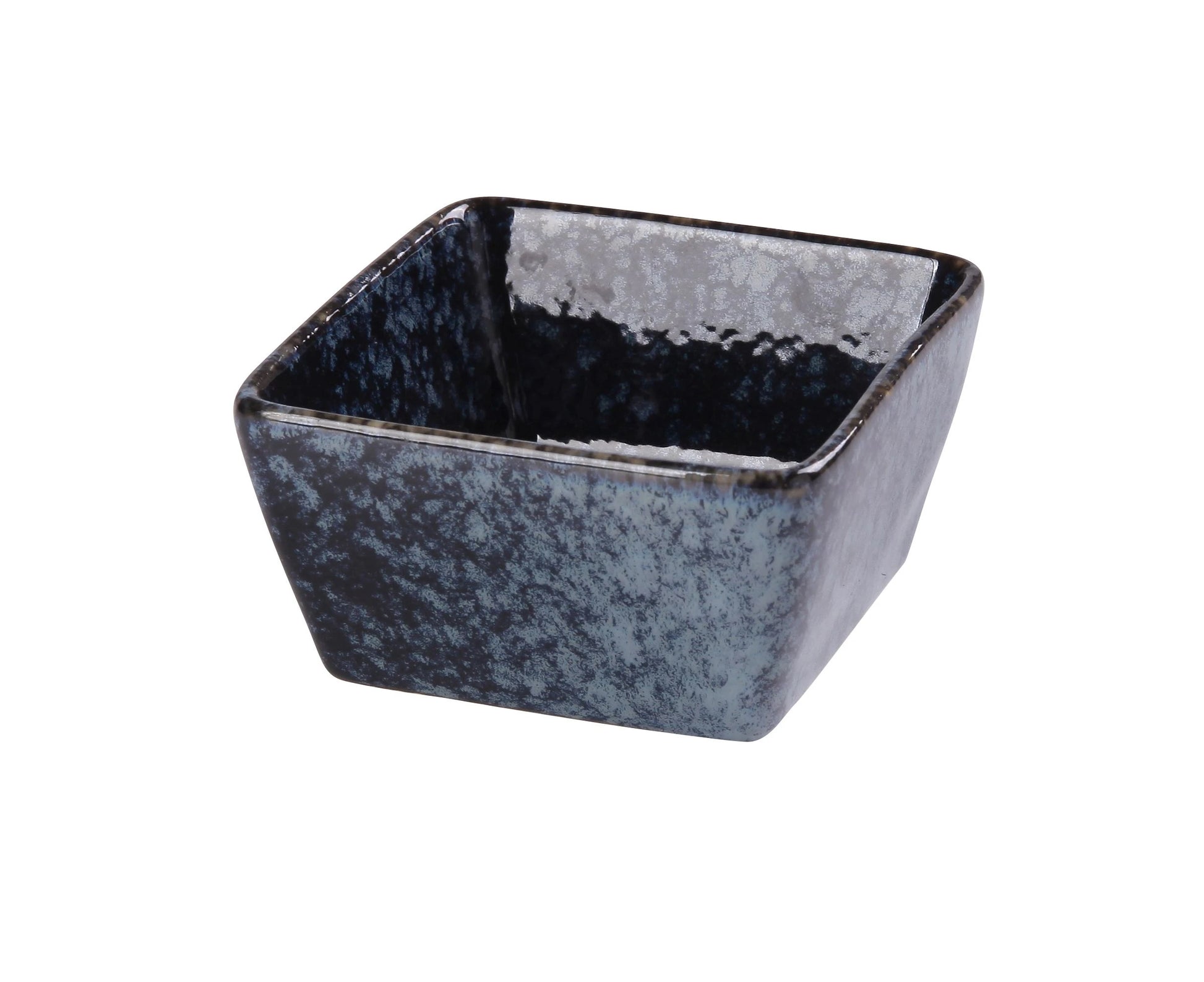 Yanco Square Sauce Dish BL-4031 is a stylish and functional addition to any table setting. Crafted from high-quality porcelain with a smooth glaze finish, this square dish features a striking blue star design that enhances food presentation. Measuring 3 1/2" Length x 3" Width x 1 3/4" Height and holding 3.5 oz, it is perfect for serving condiments, sauces, and dips. 
