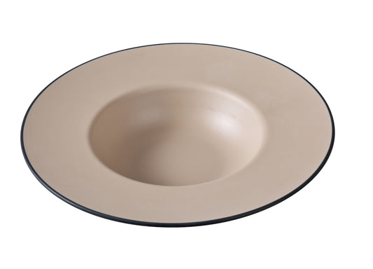 Yanco Dessert Plate BM-711CL combines refined style with everyday practicality. Crafted from durable melamine, this 16 oz plate features a unique brushed texture and a rich clay and black color scheme, making it a standout piece in any setting. Its round design and elevated profile provide a modern presentation for desserts, appetizers, or small plates, while its lightweight and scratch-resistant construction ensures long-lasting use in busy environments.