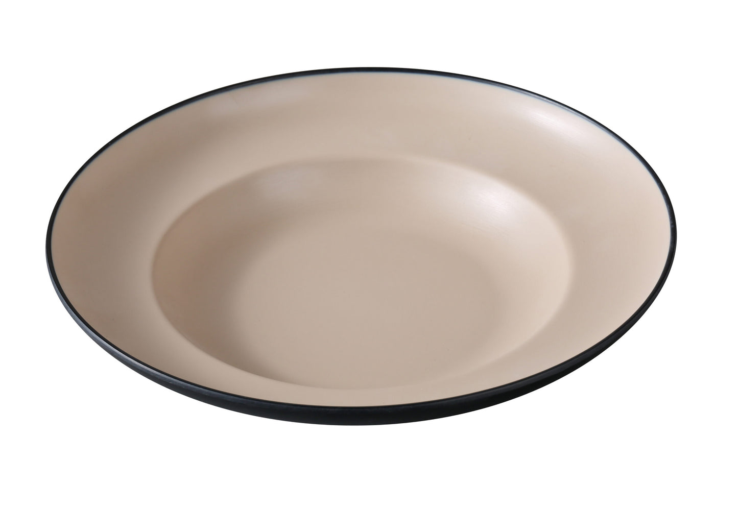 Yanco Mediterrean Pasta Bowl BM-810CL combines artistic appeal with practical durability. Crafted from lightweight melamine, it features a clay and black finish with a brushed texture that adds depth and style. Designed to withstand the rigors of commercial use, this bowl is scratch resistant and ideal for a wide range of dining environments. With its spacious round shape, it’s perfect for serving pasta, salads, or other entrée dishes.