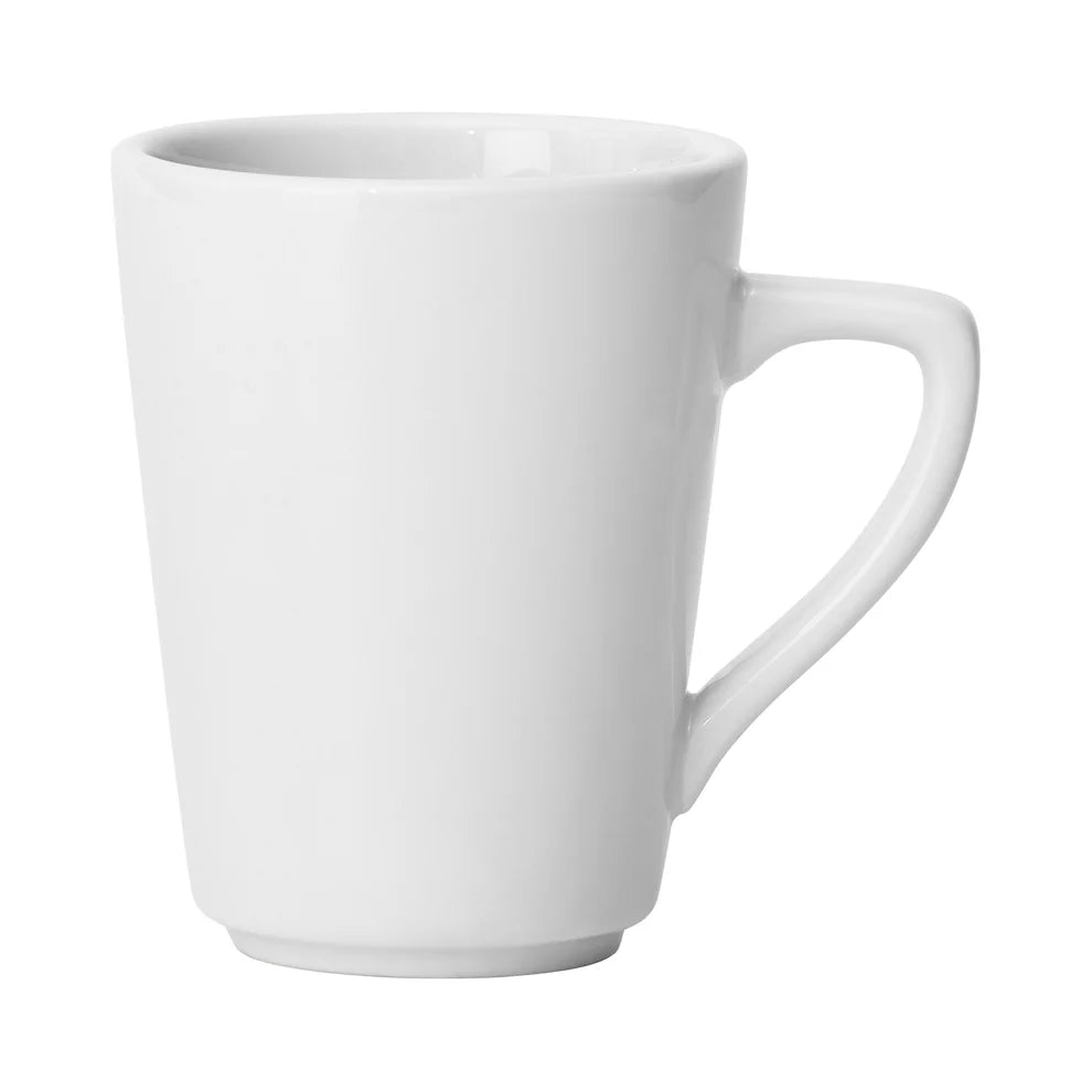 BMC-85, 3" x 4.25", Round, 3 Doz/Case Brewbliss 8.5oz White Porcelain Mug