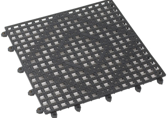 Winco BML-12C & BML-12K 12″x12″ Clear and Dark Smoke Bar Mat, Interlocking