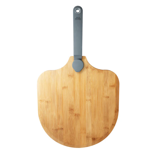 Winco BPP1214/BPP1416, 12x14 & 14x16 Old Stone Bamboo Pizza Peel w/ Folding Handle