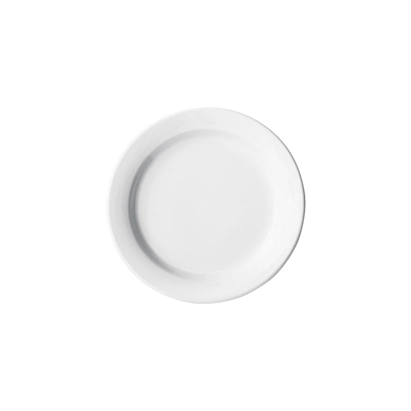 Winco BPR-105NR to BPR-9NR, 5.5"–10.5", Sold by Case Birkhall Narrow Rim White Porcelain Plates