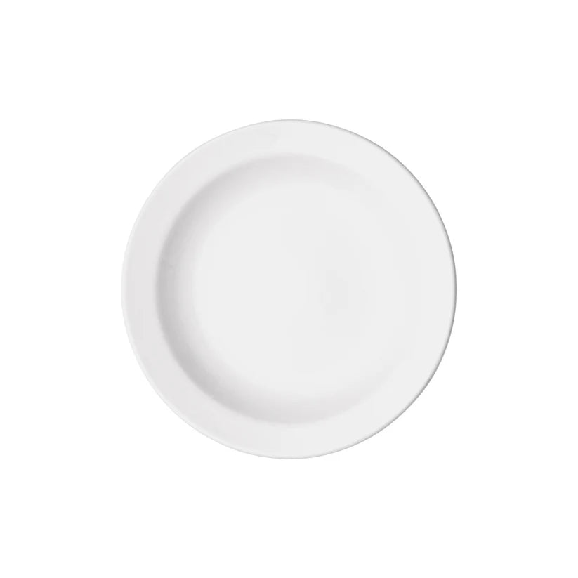 Winco BPR-105NR to BPR-9NR, 5.5"–10.5", Sold by Case Birkhall Narrow Rim White Porcelain Plates