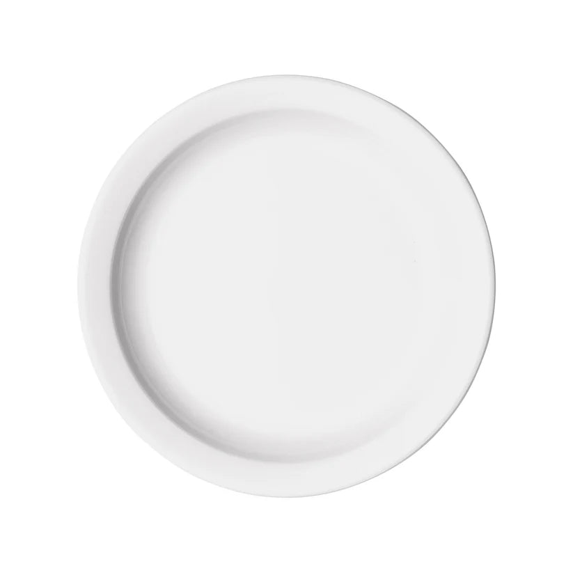 Winco BPR-105NR to BPR-9NR, 5.5"–10.5", Sold by Case Birkhall Narrow Rim White Porcelain Plates
