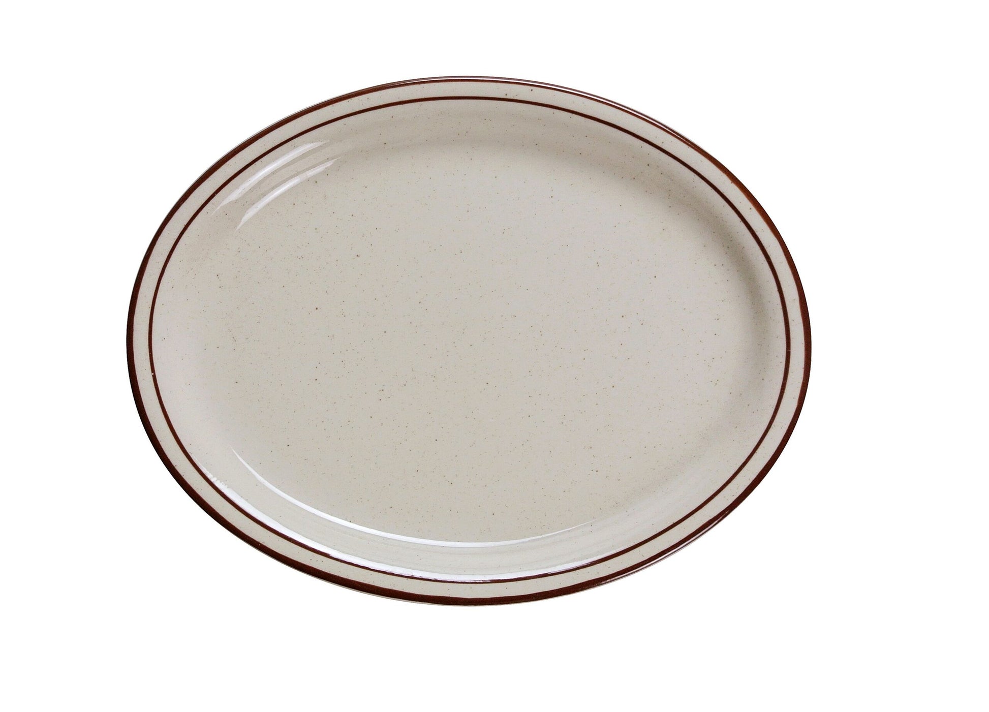 Yanco Platter BR-12 is a stylish and durable choice for serving a variety of dishes. Crafted from high-quality porcelain with a smooth glaze finish, it offers excellent resistance to mechanical damage and temperature changes. Featuring an elegant speckled design, this platter enhances food presentation, making it perfect for serving appetizers, entrées, and shared dishes. 