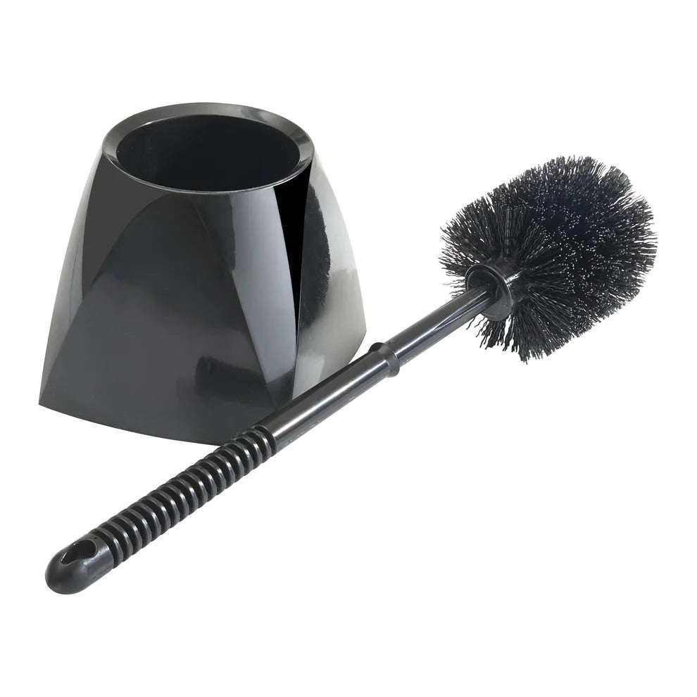 Winco BR-15/15SET/15-SET-B, 15" W/B Toilet Bowl Brush with Caddy