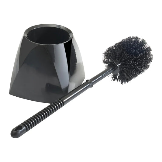 Winco BR-15/15SET/15-SET-B, 15" W/B Toilet Bowl Brush with Caddy