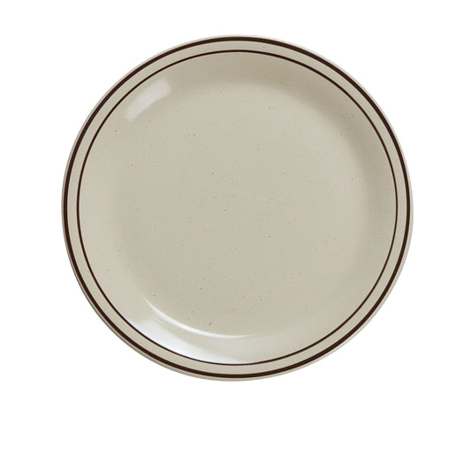 Yanco Plate BR-16 is a stylish and durable addition to any table setting. Crafted from high-quality porcelain with a smooth glaze finish, it offers excellent resistance to mechanical damage and temperature changes. Featuring an elegant speckled design, this plate enhances food presentation, making it perfect for serving salads, pasta, and hot meals. Ideal for fine-dining restaurants, catered events, outdoor dining areas, and hotels, this plate combines practicality with a unique aesthetic. 