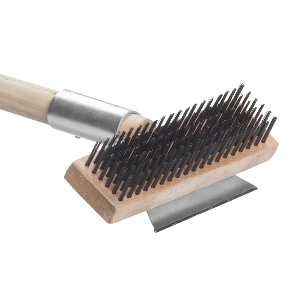 Winco BR-27, 27" Wooden Hdl Pizza Oven Scraper, EA