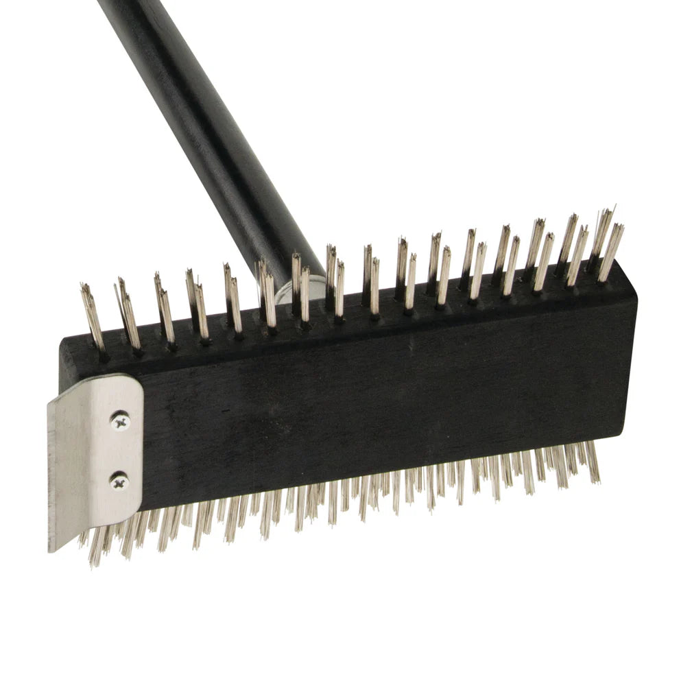 Winco BR-30, 30" Hdl S/S Bristles Pizza Oven Brush, EA