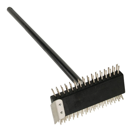 Winco BR-30, 30" Hdl S/S Bristles Pizza Oven Brush, EA