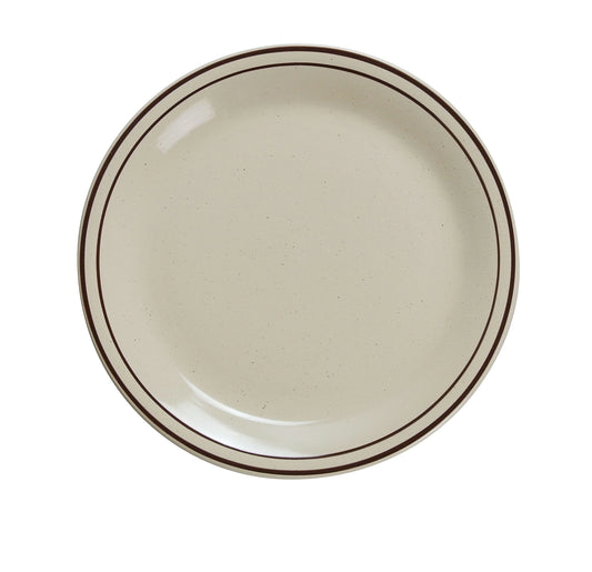 Yanco Plate BR-5 is a stylish and durable addition to any table setting. Crafted from high-quality porcelain with a smooth glaze finish, it offers excellent resistance to mechanical damage and temperature changes. Featuring an elegant speckled design, this plate enhances food presentation, making it perfect for serving salads, pasta, and hot meals. Ideal for fine-dining restaurants, catered events, outdoor dining areas, and hotels, this plate combines practicality with a unique aesthetic. 