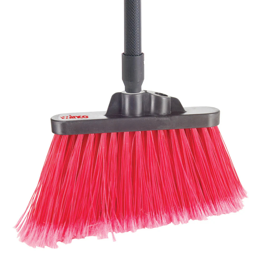 Winco BRAF-9R-H, 48" Fiberglass Hdl Medium Angle Broom Head Set, EA