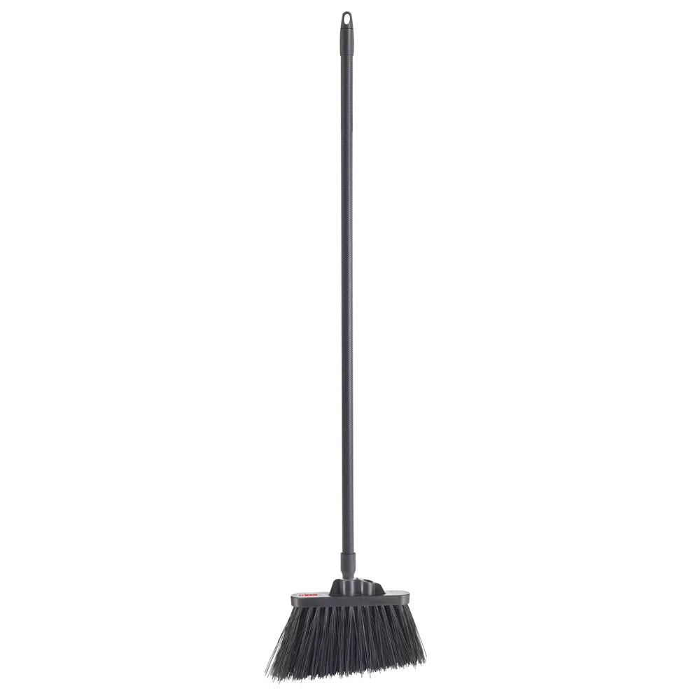 Winco BRAU-9K-H, Black Bristle Heavy-Duty Angle Broom Head Set