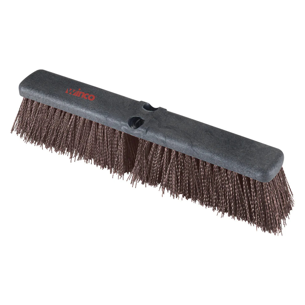 Winco BRFC-18B/24B, 18/24'' Foam Block Coarse Bristle Floor Sweep Head