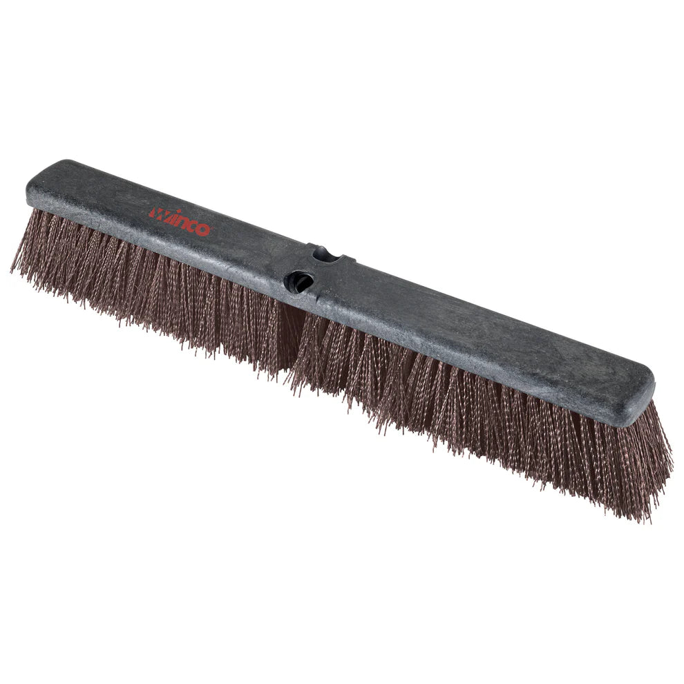 Winco BRFC-18B/24B, 18/24'' Foam Block Coarse Bristle Floor Sweep Head