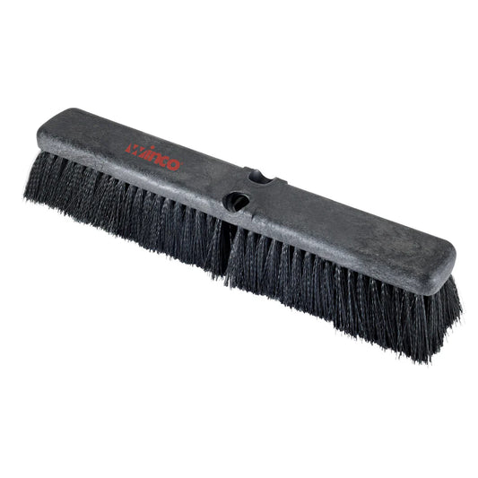 Winco BRFF-18K/24K, Fine/Medium Black Bristles Foam Floor Sweep