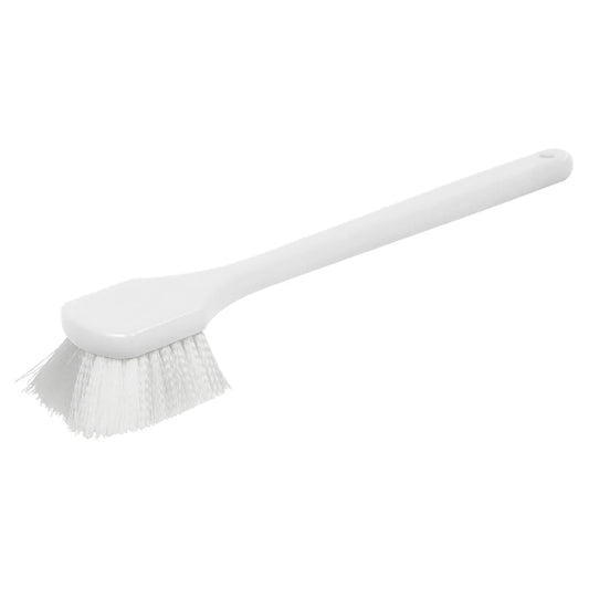 Winco BRN-20P/8P, 20" Nylon Bristles, Plastic Handle Pot & Nail Brush