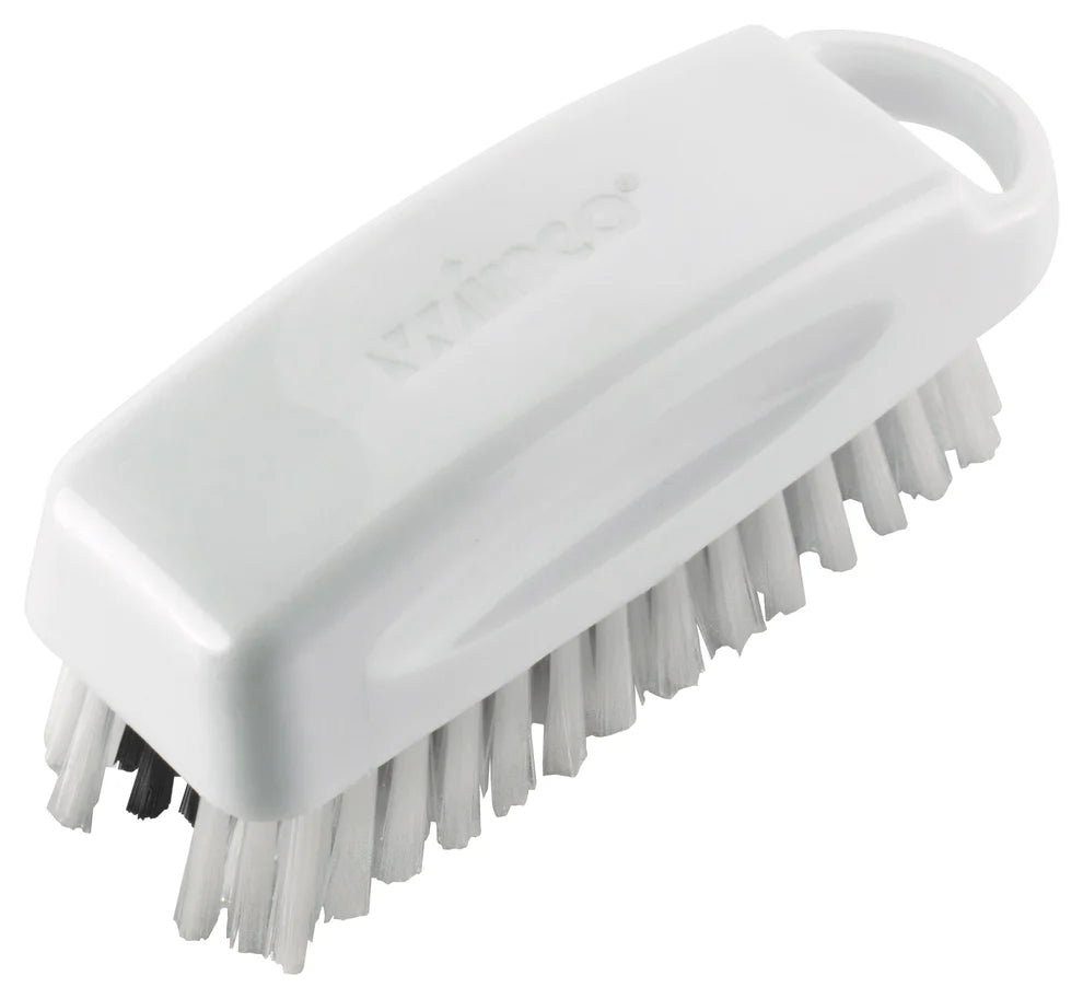 Winco BRN-52, 8" Nylon Bristles, Plastic Handle Pot Brush