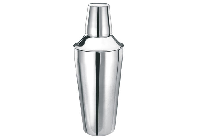 Winco BS-3P 28 oz 3-PC Set Stainless Steel Classic Bar Shaker - Restaurants, Catering Events, Bars and Pubs, Hotels and Resorts