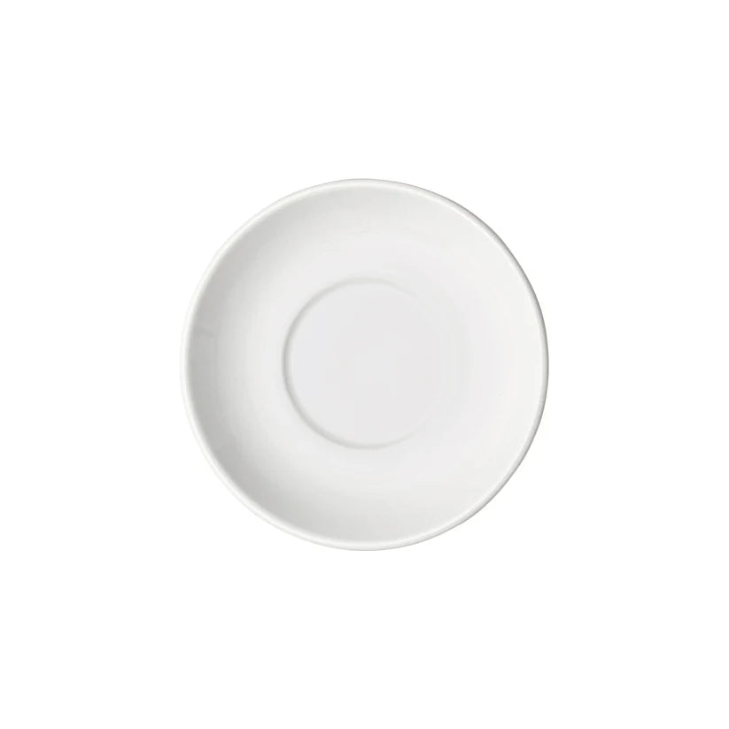 Winco BSC-4 to BSC-65RE, 4"–6-7/8", Birkhall White Porcelain Saucers
