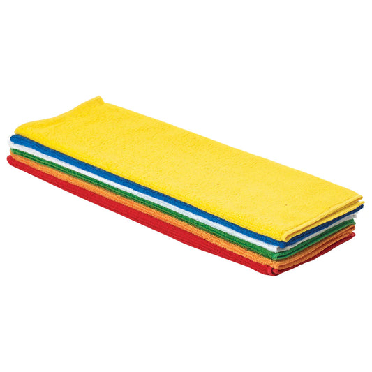 Winco BTM-16AC/16W, 16" x 16", 6pcs/pk, White Microfiber Towel