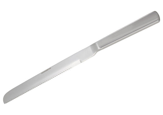 Winco BW-DK9 9" Stainless Steel Hallow Handle Slicer/Wedding Cake Knife - Commercial Kitchens, Catering Events, Buffet Service, Barbecue and Grilling