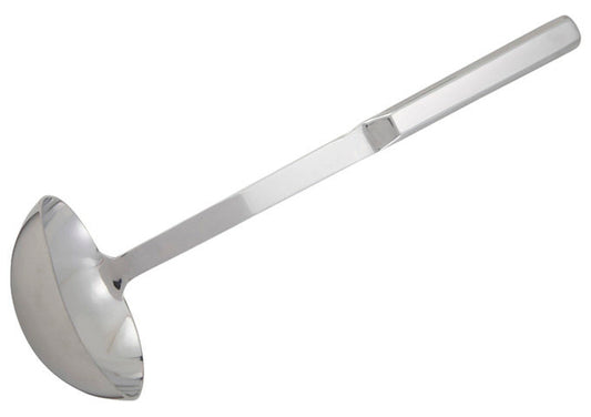 Winco BW-DL 4 oz Stainless Steel Hallow Handle Deep Ladle - Commercial Kitchens, Catering Events, Buffet Service, Barbecue and Grilling