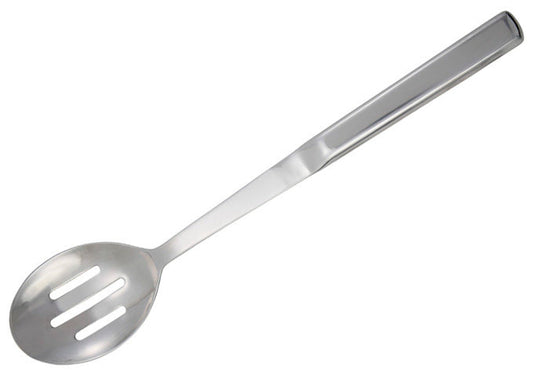 Winco BW-SL2 11-3/4" Stainless Steel Hallow Handle Slotted Spoon - Commercial Kitchens, Catering Events, Buffet Service, Barbecue and Grilling