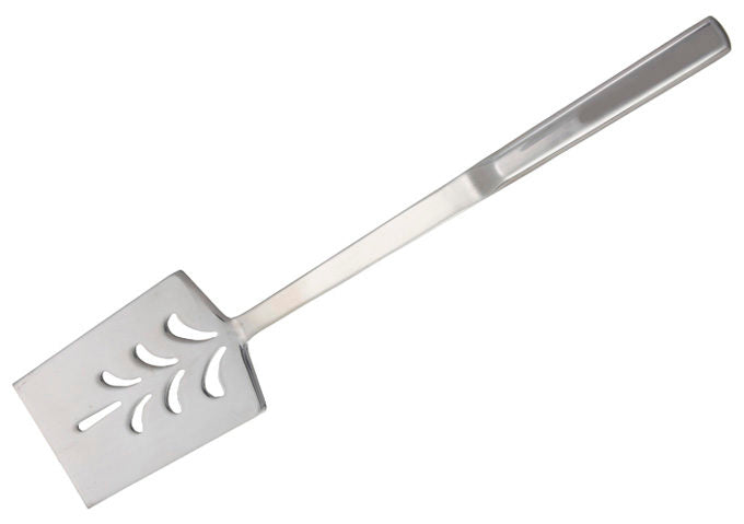 Winco BW-TN-3/4" Stainless Steel Hallow Handle Solid Spoon - Commercial Kitchens, Catering Events, Buffet Service, Barbecue and Grilling
