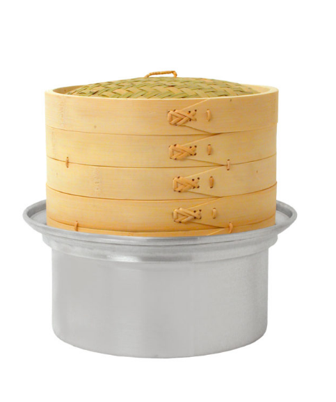 Bamboo steamer water pan