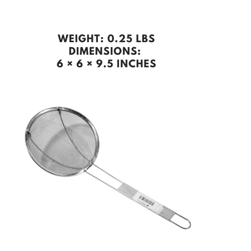 Round extra fine mesh skimmer