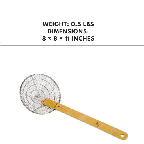 Bamboo handled skimmer