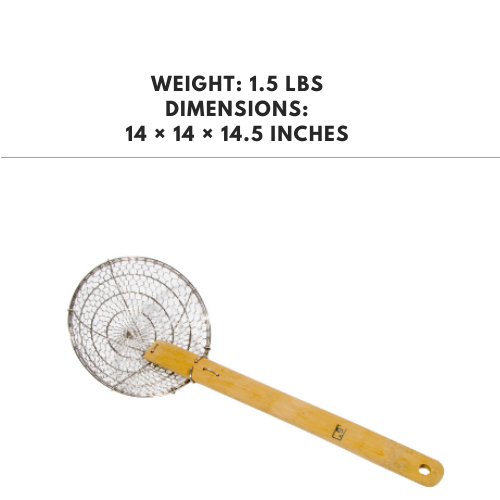 Bamboo handle skimmer