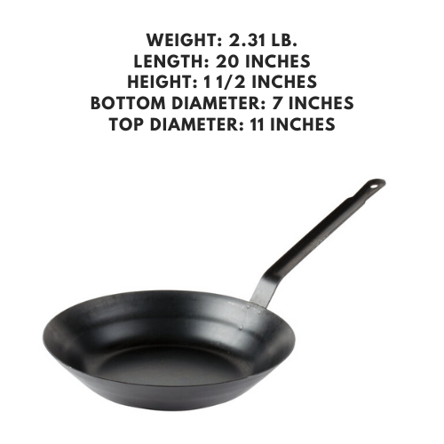Carbon steel fry pan
